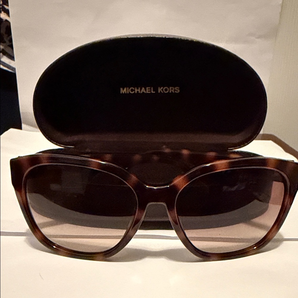 Michael Kors Brown Tortoise Sunglasses